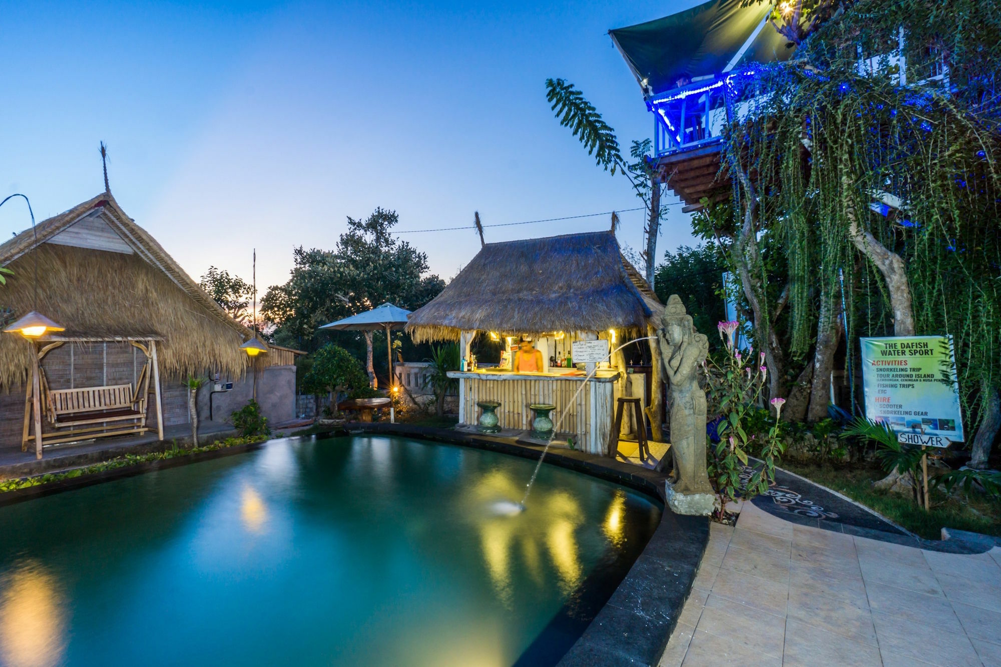เดอะ ดาฟิช เจนิงัน Hotel Ceningan Island ภายนอก รูปภาพ